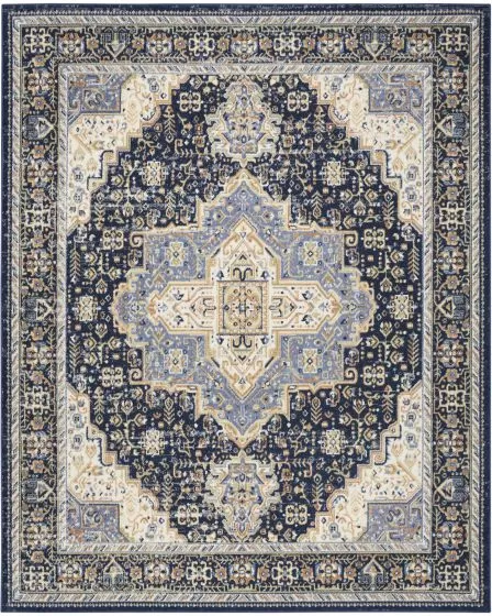 Nourison Essentials Persian NRE07 Navy 10'x14' Area Rug