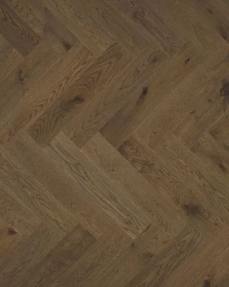 Noble's Way Herringbone Little Black River White Oak Hardwood