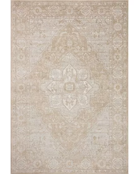 Odette ODT-05 Beige/Silver Area Rug
