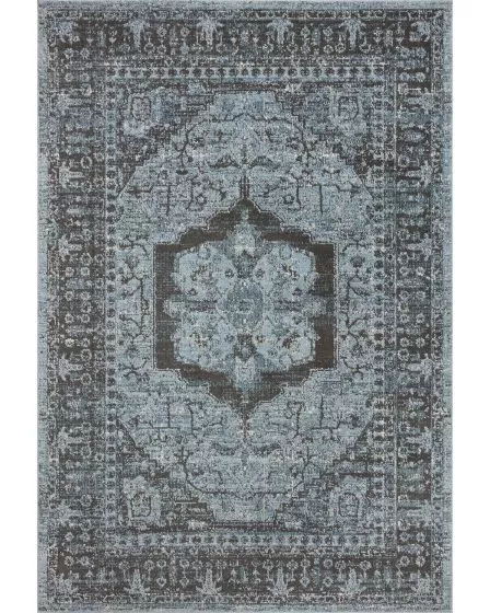 Odette ODT-08 Sky/Charcoal Area Rug
