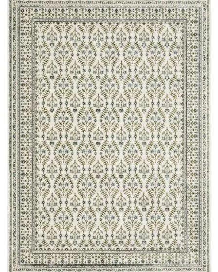 Andorra 3717C Ivory 1'10"x3'2" Area Rug