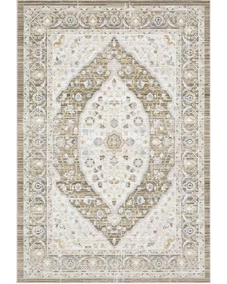 Cavett CAV12 Brown/Blue Area Rug