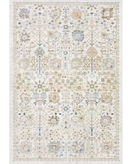 Cavett CAV13 Blue/Pink Area Rug