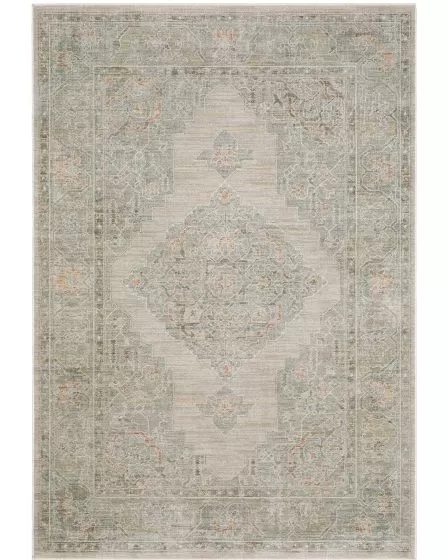 Keaton KEA02 Beige 3'3"x5' Area Rug