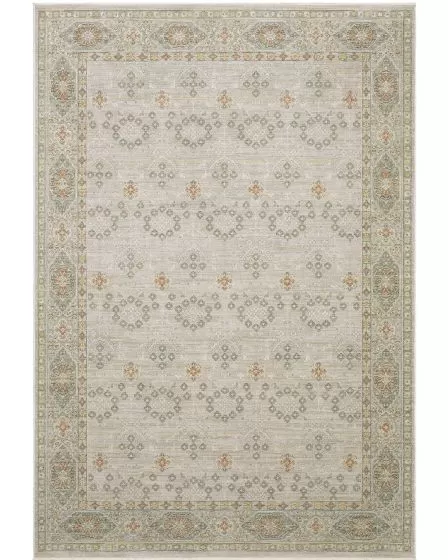 Keaton KEA09 Beige 3'3"x5' Area Rug