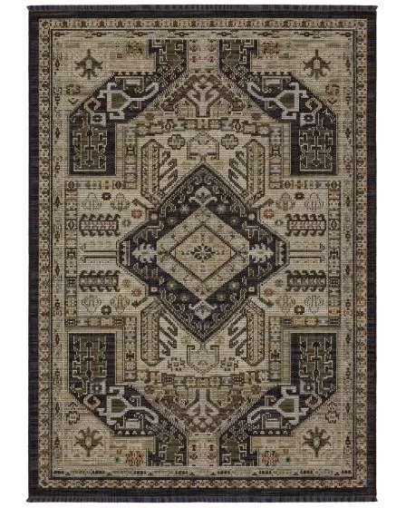 Legacy LGY03 Charcoal/Brown Area Rug