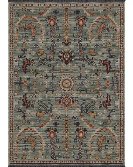 Legacy LGY05 Blue/Rust Area Rug