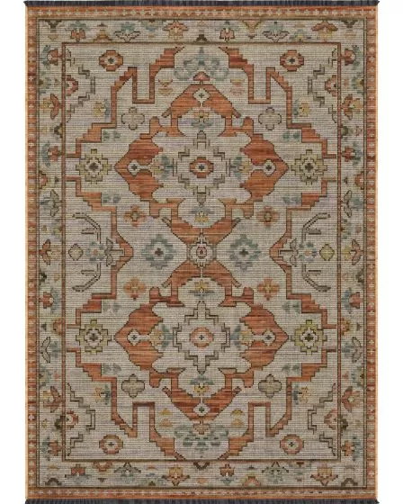 Legacy LGY07 Rust/Blue Area Rug