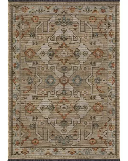 Legacy LGY08 Rust/Blue Area Rug