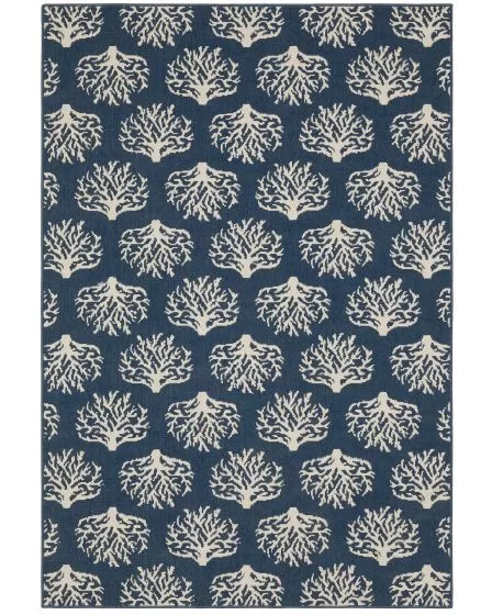 Meridian 7420A Blue/Ivory Area Rug