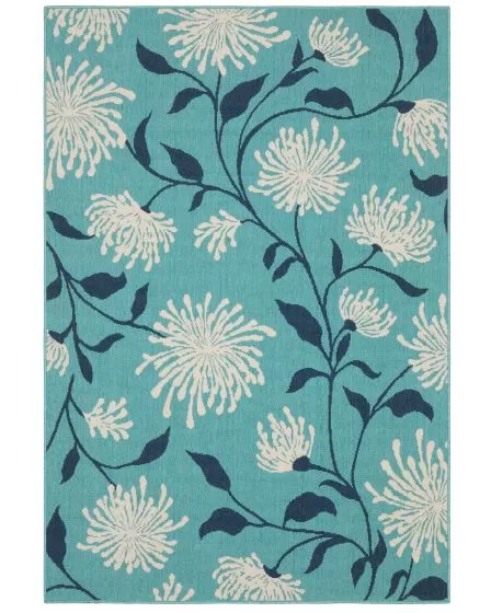 Meridian 9929S Blue/Blue Area Rug