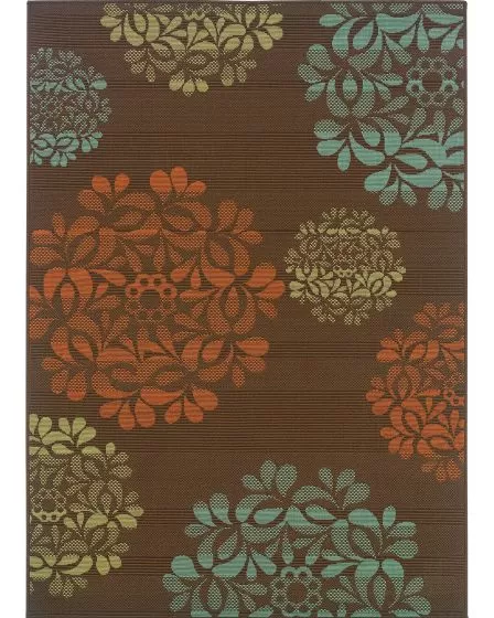 Montego 2635N Brown/Blue Area Rug