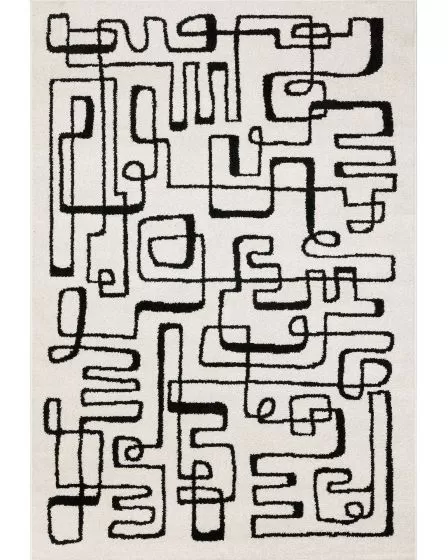 Quinn QUI11 Beige 2'x7' Runner Rug