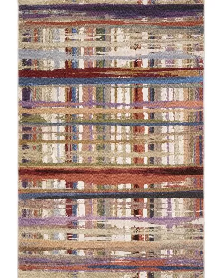 Tisdell TIS08 Multi 3'9"x5'2" Area Rug