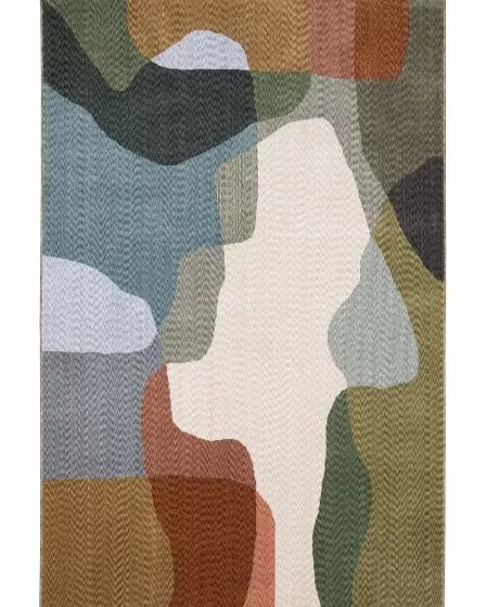 Tisdell TIS11 Multi 3'9"x5'2" Area Rug
