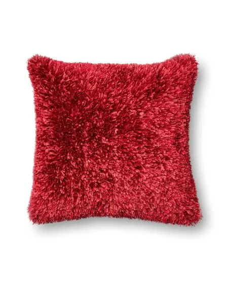 P0045 Red 22"x22" Pillow