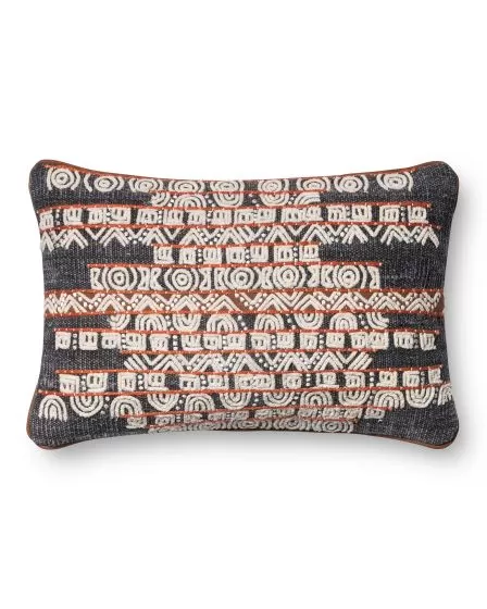P0378 Blue/Rust 13"x21" Pillow