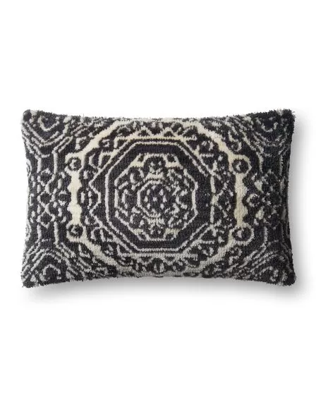 P0578 Black/White 13"x21" Pillow