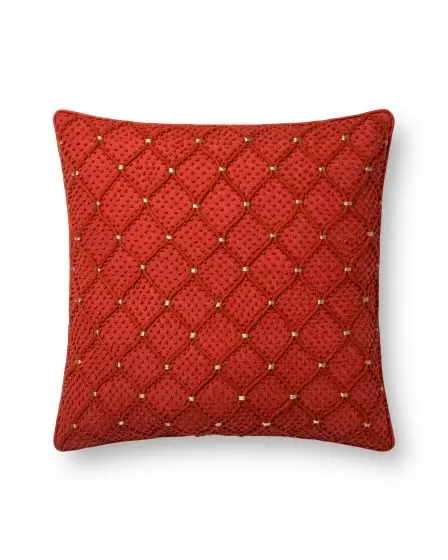 P0675 Rust/Gold 18"x18" Pillow