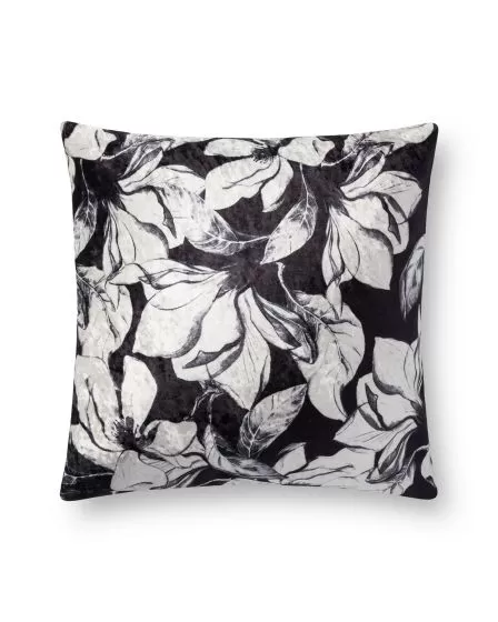 P0754 Black/White 18"x18" Pillow