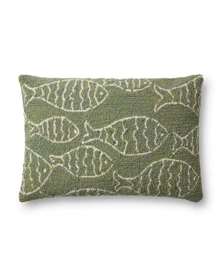 P0908 Green 16"x26" Pillow