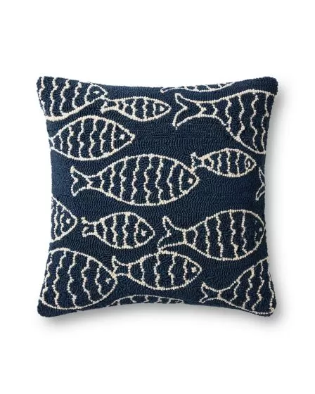 P0908 Navy 22"x22" Pillow