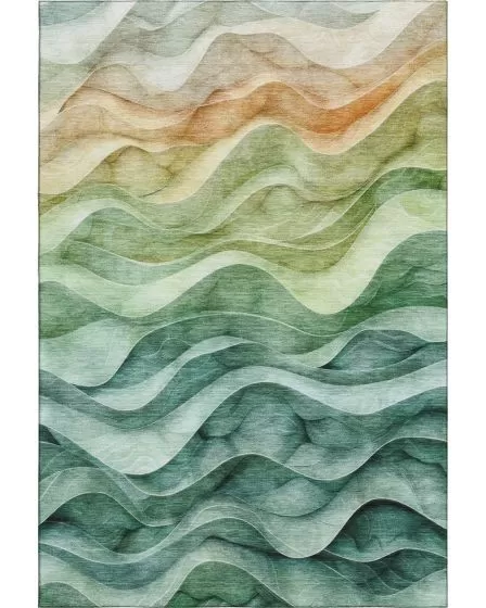 Pacifica PA4 Teal 10'x14' Area Rug