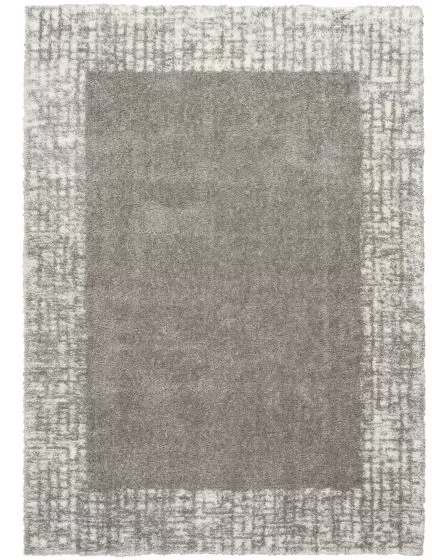 Pacific Shag PCS02 Grey 5'3"x7'3" Area Rug