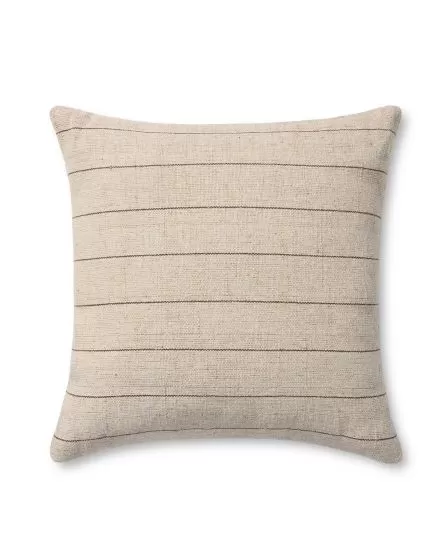 Keisha PAL0046 Natural/Brown 18" Pillow