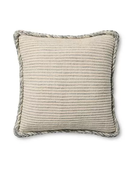 Oroville PAL0051 Natural/Blue 18" Pillow