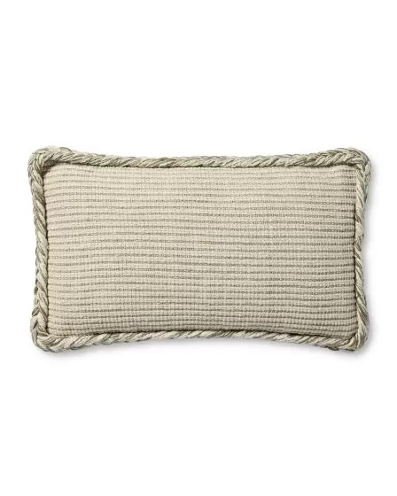 Oroville Natural/Olive 13"x21" Lumbar Pillow
