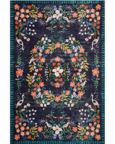 Palais PAL-03 Black/Multi Area Rug