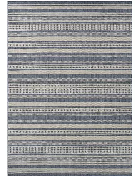 Palo Santo Bacalar Pool Blue 5'3"x7'6" Area Rug