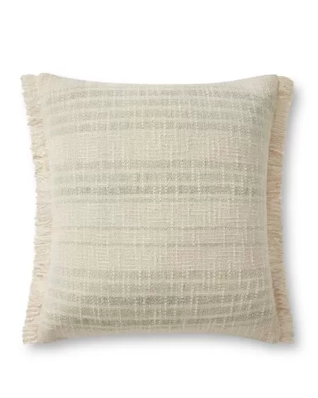 Forrest PAR0007 Ivory/Sage 18''x18'' Pillow