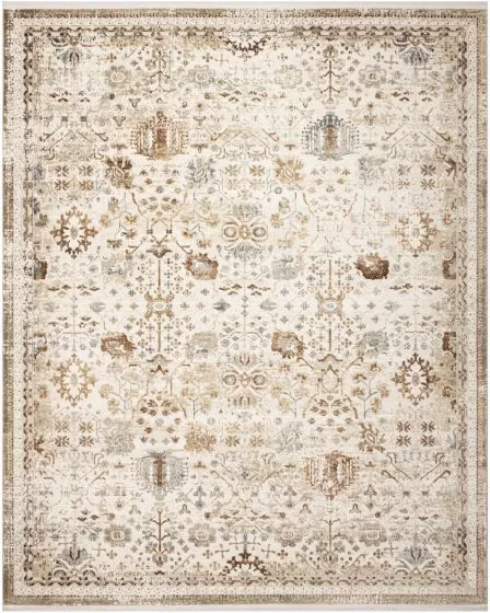 Pardis PRD01 Ivory Rust 4'x6' Area Rug