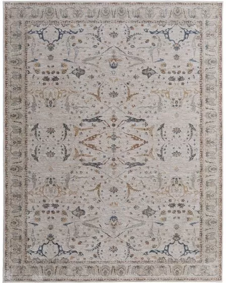 Pasha 39M4F Ivory/Blue/Red Area Rug