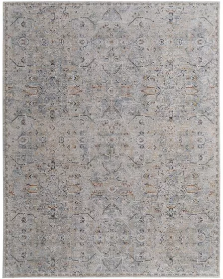 Pasha 39M6F Ivory/Blue/Tan Area Rug