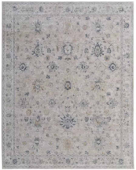 Pasha 39M7F Ivory/Taupe/Blue Rug