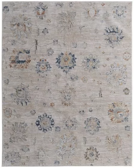 Pasha 39M9F Taupe/Ivory/Blue Rug