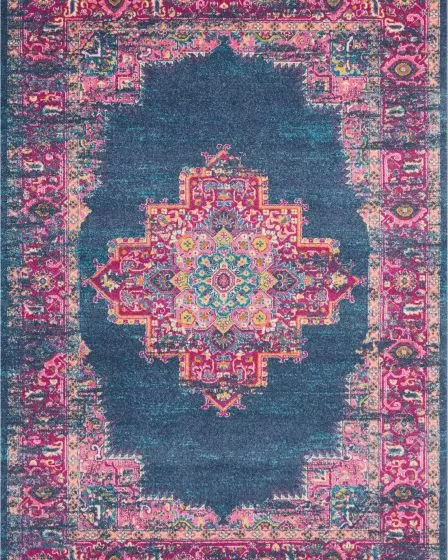Passion PSN03 Blue Area Rug