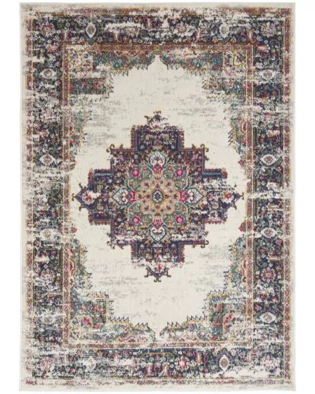 Passion PSN03 Ivory Blue Area Rug