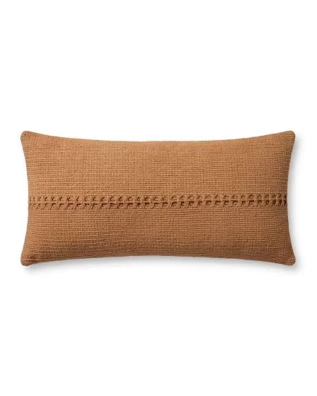 Harvey PCJ0018 Orange 12"x27" Lumbar Pillow