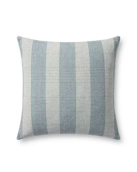 Auggie PCJ0021 Blue/White 22" Pillow