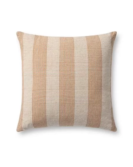 Auggie PCJ0021 Orange/White 22" Pillow