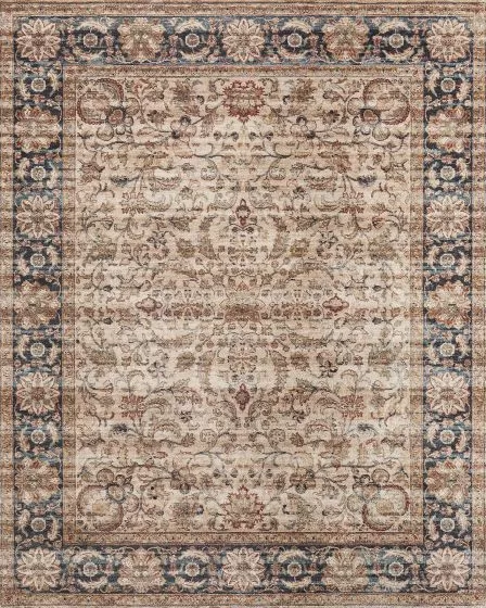 Pearson 39SEF Ivory/Tan/Blue Area Rug