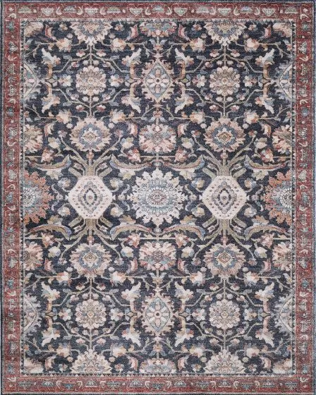 Pearson 39SGF Blue/Red/Ivory Area Rug