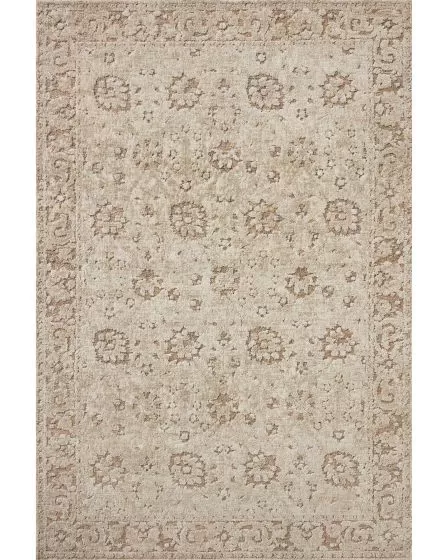 Percival PCV-04 Natural/Salmon 2'3"x3'9" Area Rug