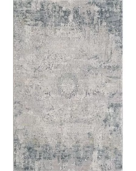 Peyton 4006 Grey Blue Medallion Area Rug