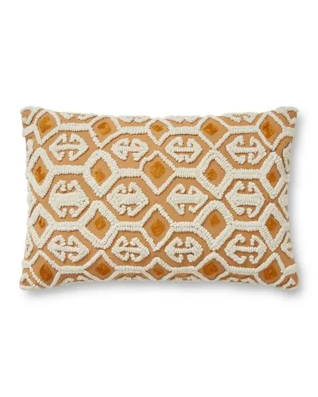 PLL0050 Ivory/Multi 13"x21" Pillow