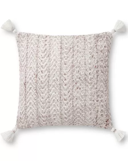 PLL0068 Blush/Natural 18"x18" Pillow